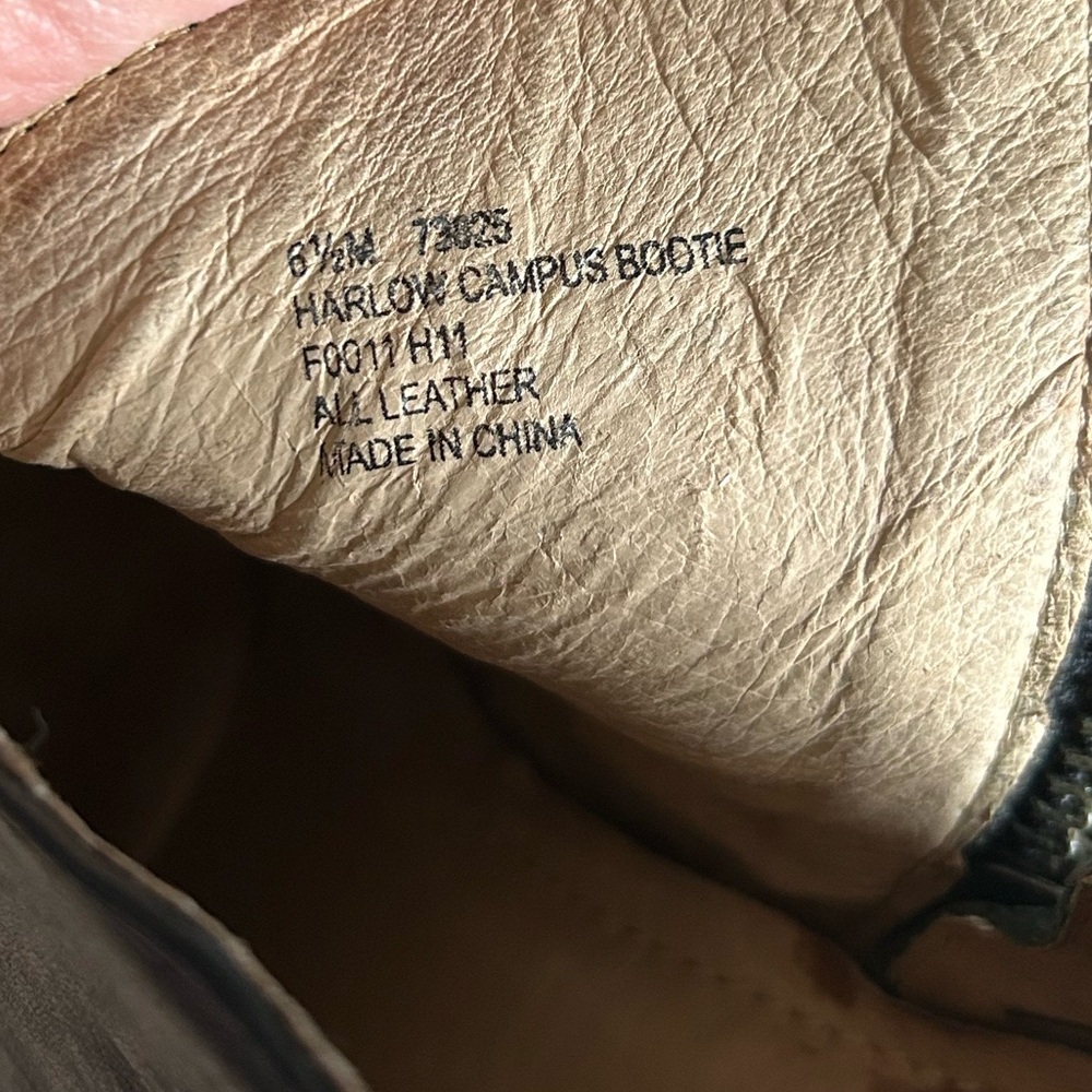 Frye booties women’s 6.5 Harlow campus Y2K, revival, timeless, urban chic - Picture 9 of 13